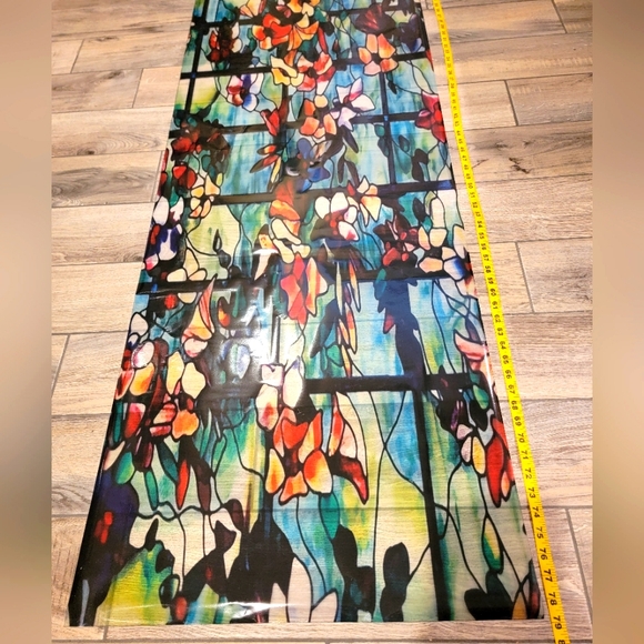 Hand Crafted Other - Stained Glass floral contact paper